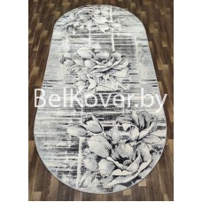 Овальный ковер «Сити 3910b6». Размер 200x400 